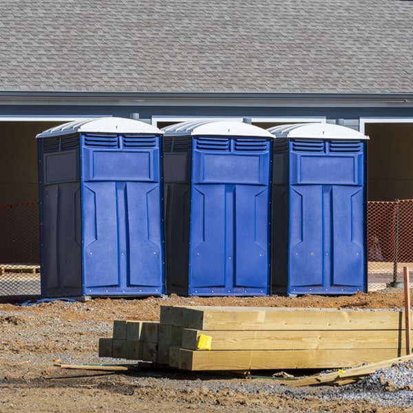 is there a specific order in which to place multiple porta potties in Morrisville